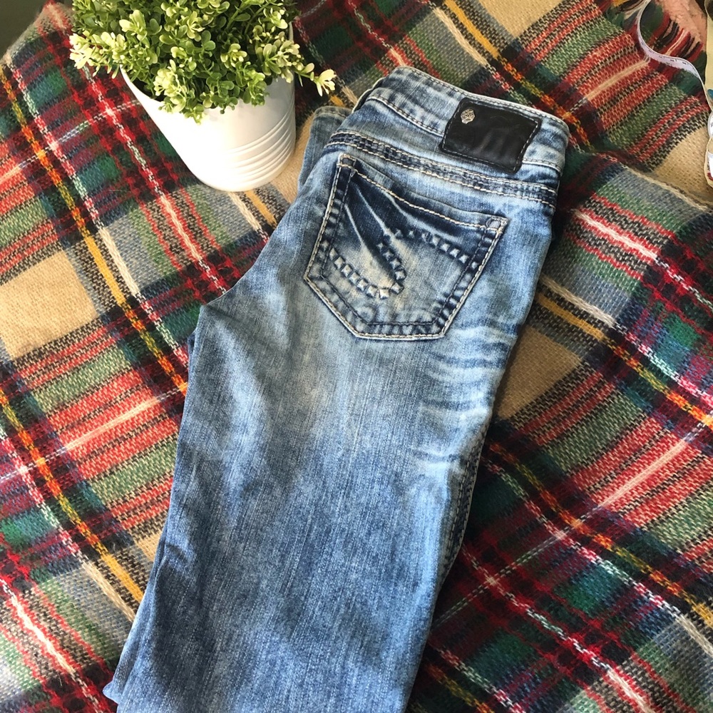 Silver jeans